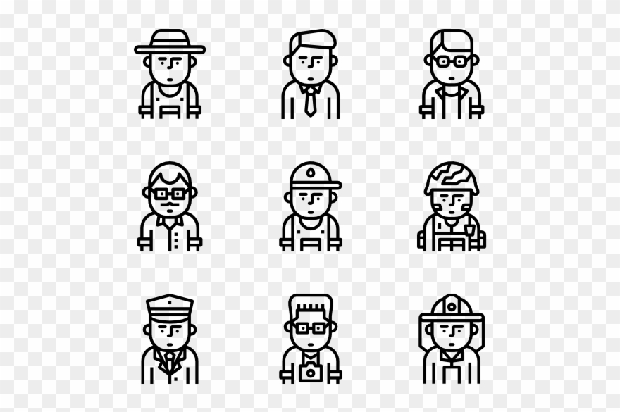 Vocation Man Avatar - Girls Squad Icon Png Clipart