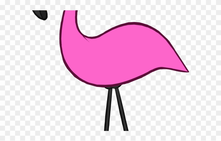 Flamingo Clipart Swimming - Png Download