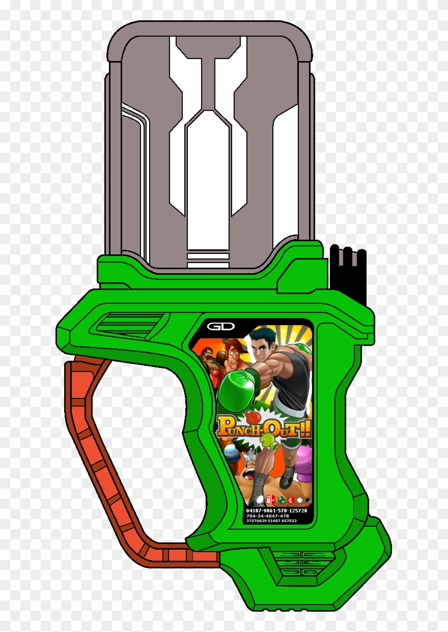 Punch Out Gashat By Wizofwonders-dbpbakg - Video Game Clipart