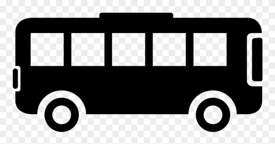 Bus Silhouette Png - Icone Navette Clipart