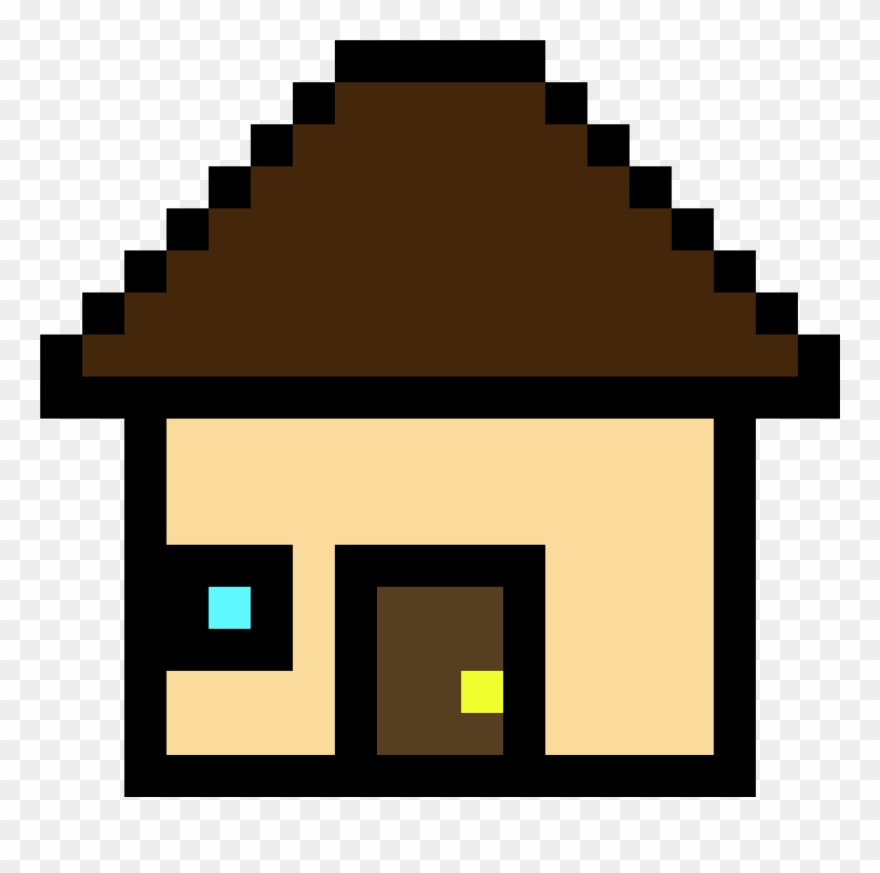 House - Alien Pixel Art Transparent Clipart