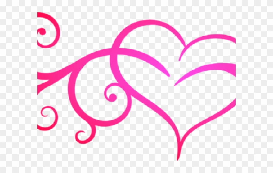 Scroll Clipart Royal - Wedding Heart For Photoshop - Png Download