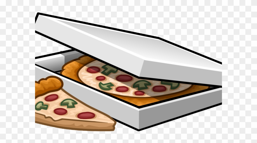 Animated Pizza Clipart - Pizza Box Clipart Transparent Png