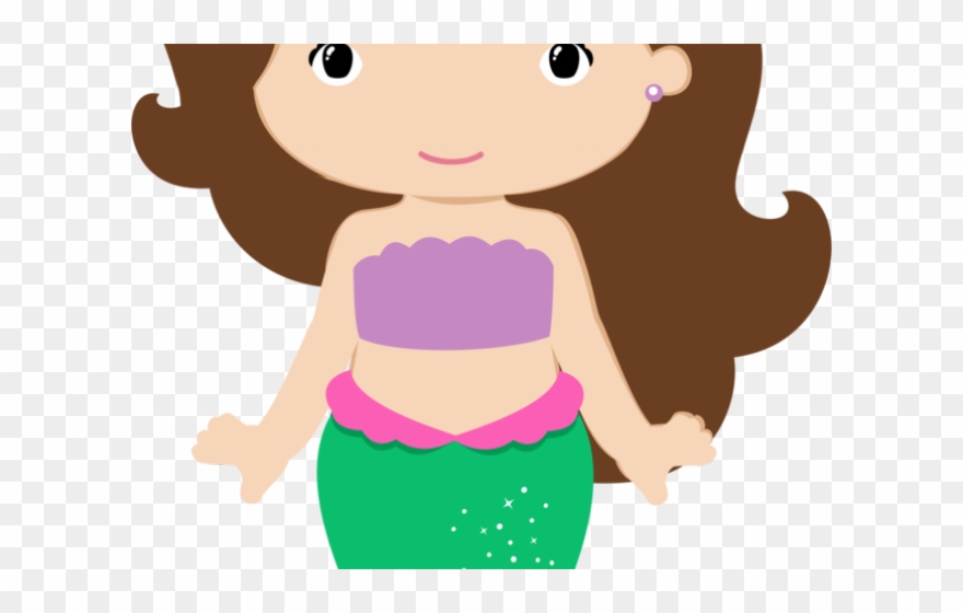 Mermaid Clipart Mermaid Party - Clip Art Mermaid Transparent - Png Download