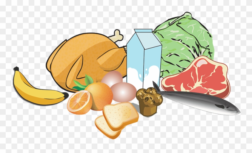 Meat And Vegetables Clipart - Png Download