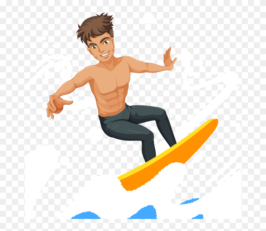 Surfing Clipart