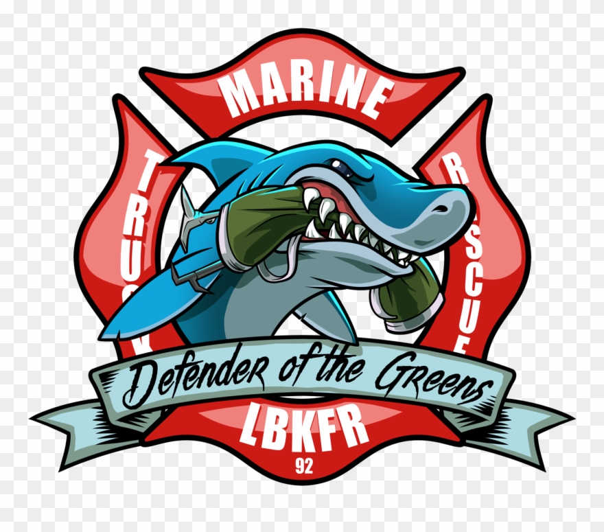 Shark On Fire Logo Clipart