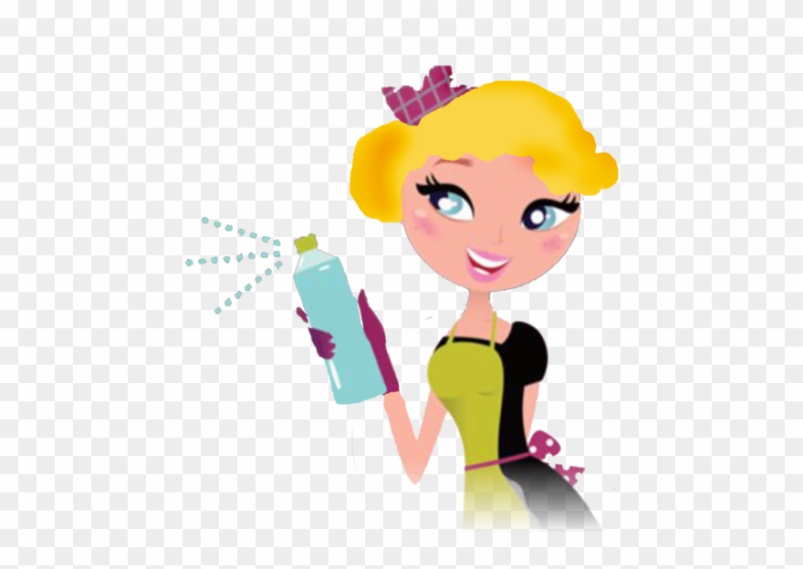 Call For Your Free Estimate - Maid Cleaning Cartoon Clipart