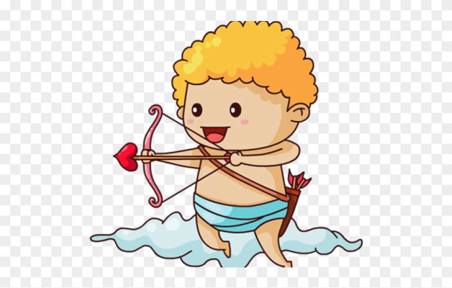 Cupid Clipart Preschool - Cupid Cartoon Transparent - Png Download