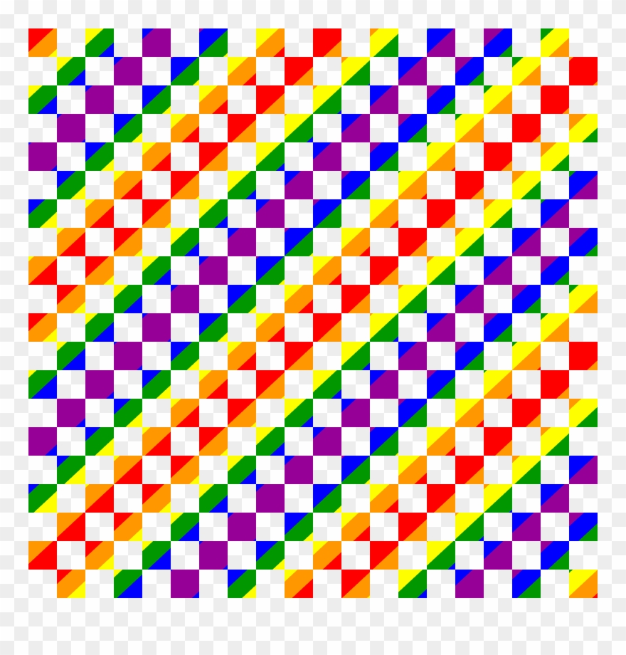 Big Image - Purple And Black Checkerboard Clipart