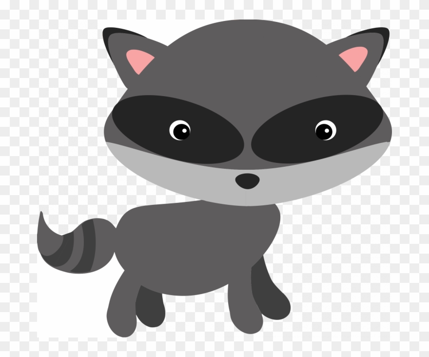 Medium Size Of Rocket Raccoon Drawing Step By Racoon - Baby Woodland Animals Png Clipart