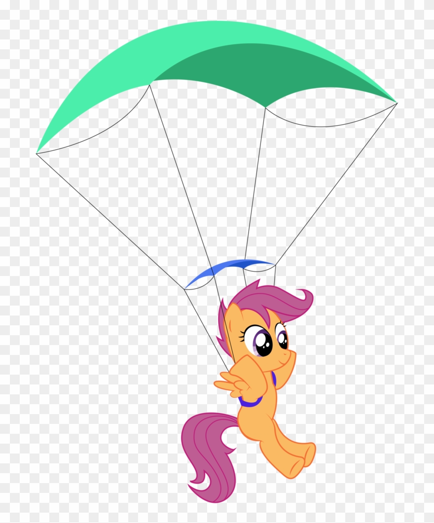 Parachute Clipart Airborne - My Little Pony Parachute - Png Download