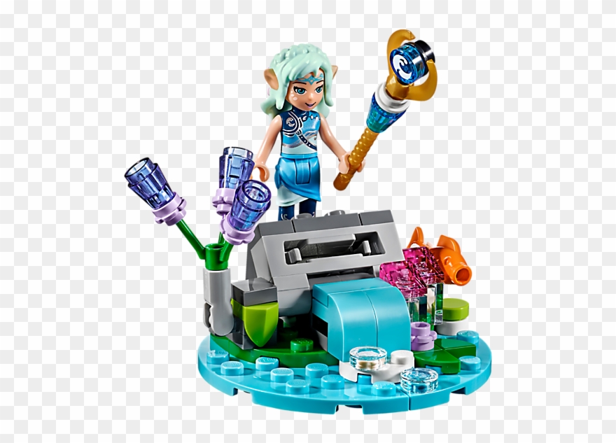 Naida & The Water Turtle Ambush - De Lego Elves Nouvelle Collection 2018 Clipart