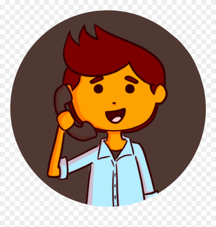 Schedule A Call - Cartoon Clipart