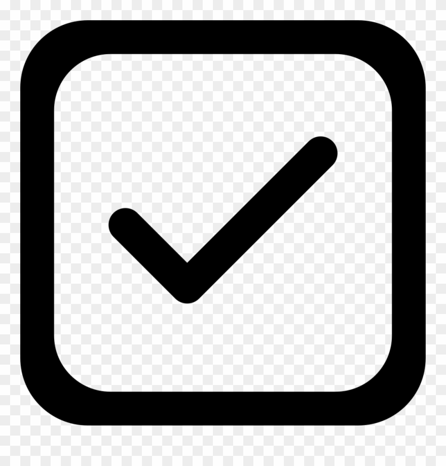 User Service Agreement Comments - Check Button Icon Png Clipart