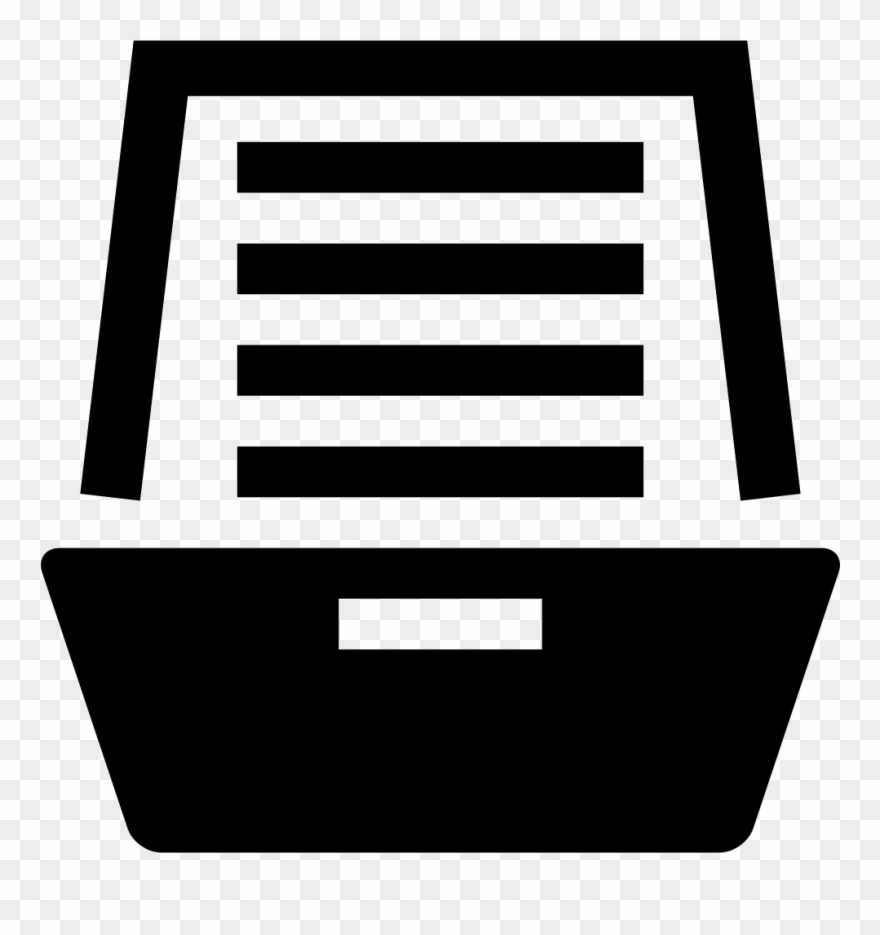 Drawer Comments - Archiv Icon Clipart