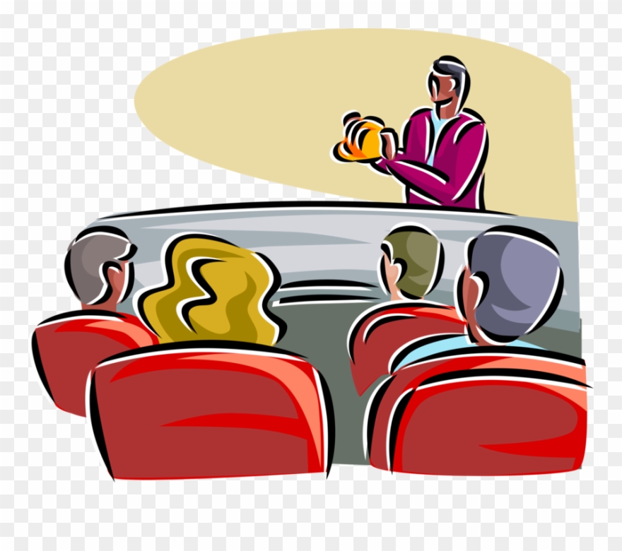 Vector Illustration Of Office Training Seminar With Clipart