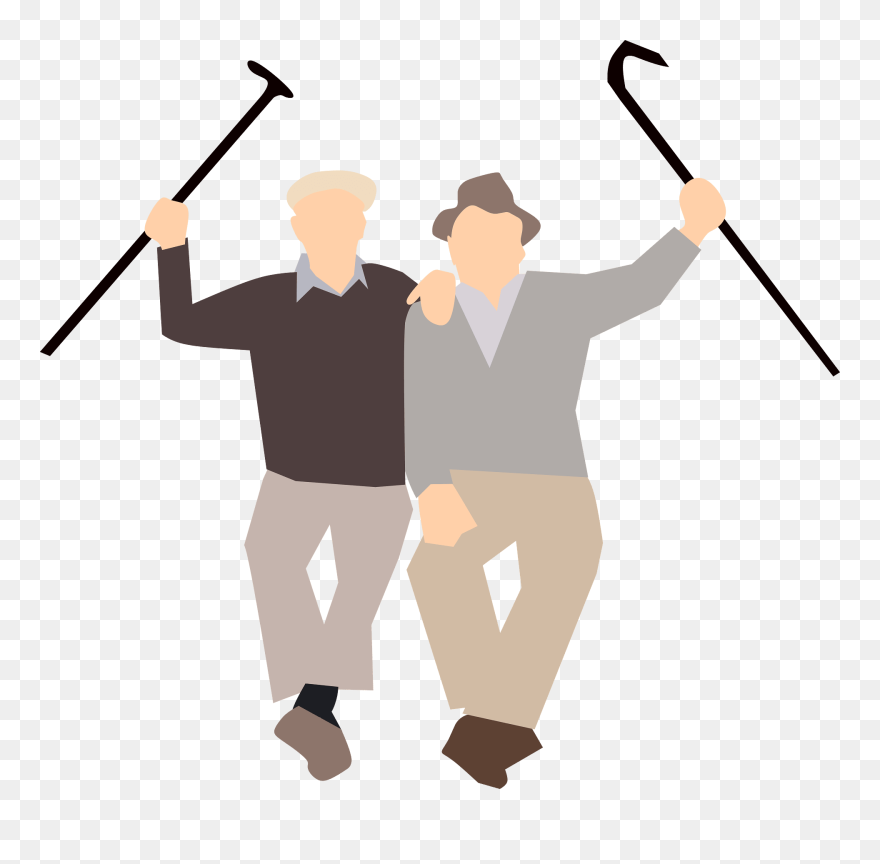 Old Friends Clip Art - Png Download