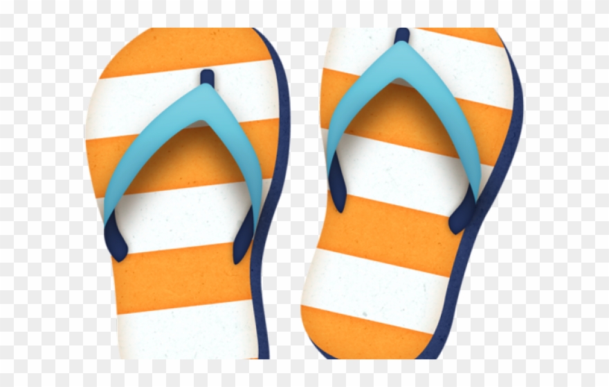 Sandal Clipart Summer - Slipper Png Transparent Png