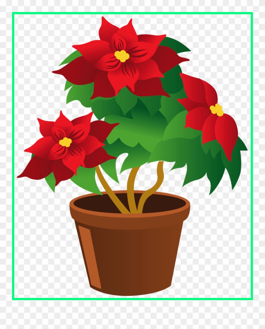 Best Poinsettia Pot Png My Garden Valley Ⓒ - Flower Pot Clipart Png Transparent Png