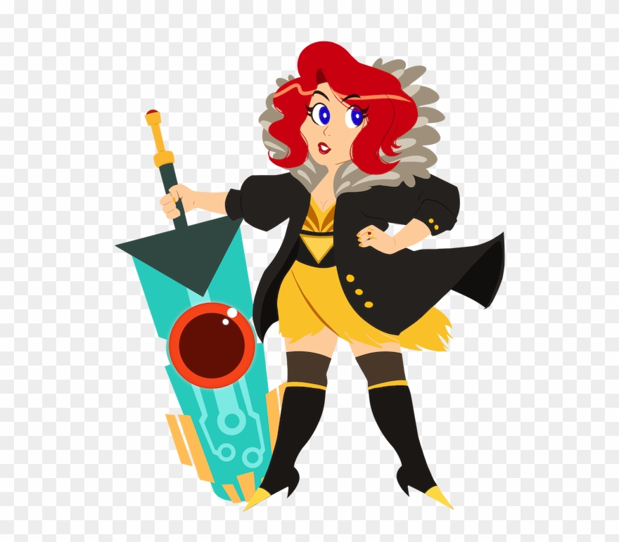 Transistor - Red Sticker - Cartoon Clipart
