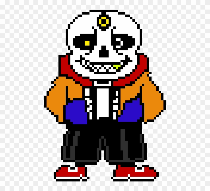 Eclipse Tale Sans - Undertale Sans Pixel Art - Png Download