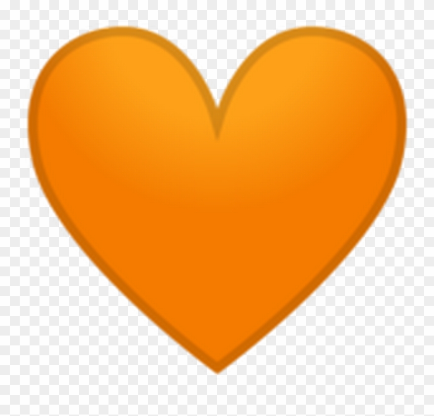 Even If Partick Thistle Come And Go From The Top Flight - Love Heart Icon Orange Clipart