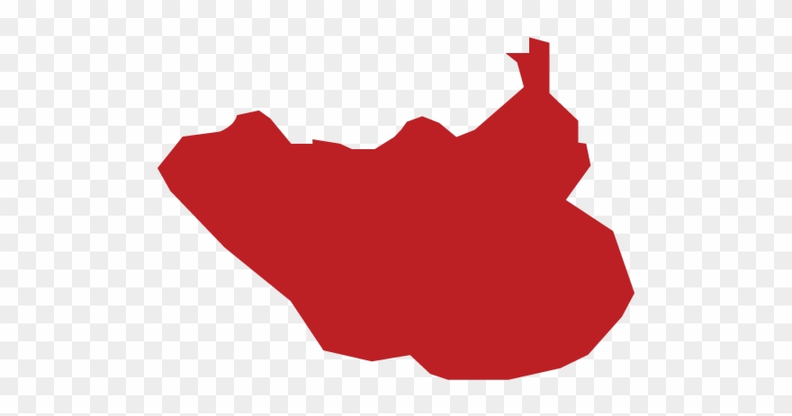 South Sudan Map - South Sudan Map Png Clipart