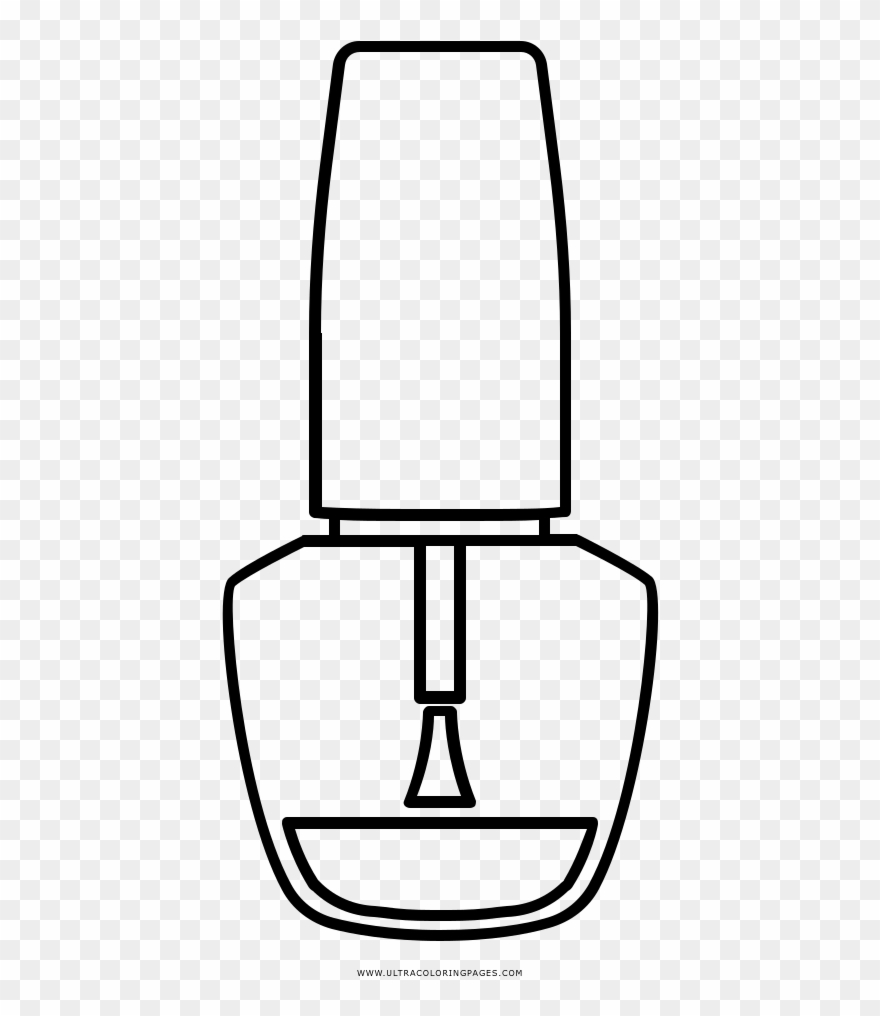 Nail Polish Coloring Page - Unghie Con Smalto Disegni Da Colorare Clipart