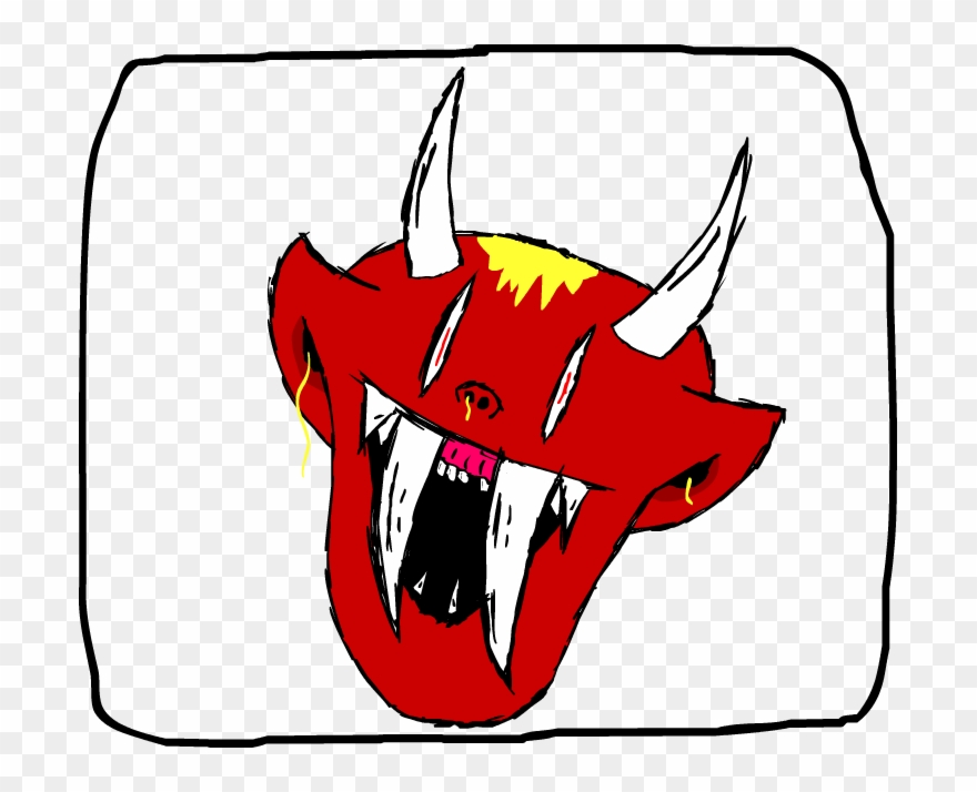 Weird Devil Thing Clipart