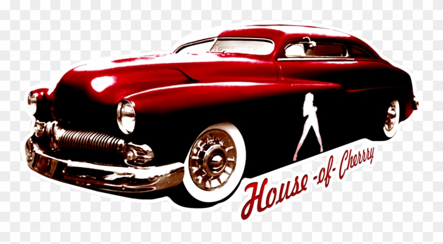 Pinup Hotrod Cerasus Design Hotrodshirtsuper - Antique Car Clipart