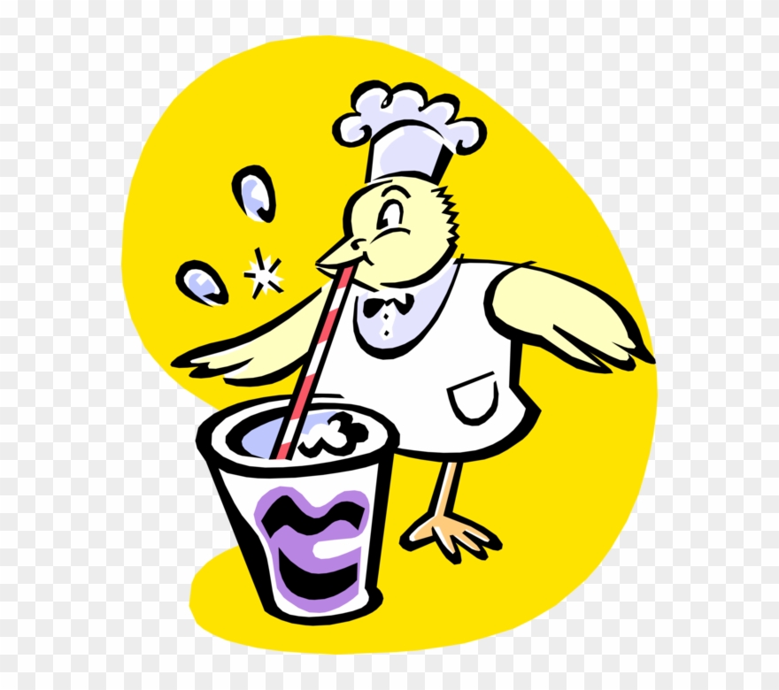 Vector Illustration Of Feathered Vertebrate Chef Bird - Poem Limerick About Chicken Clipart