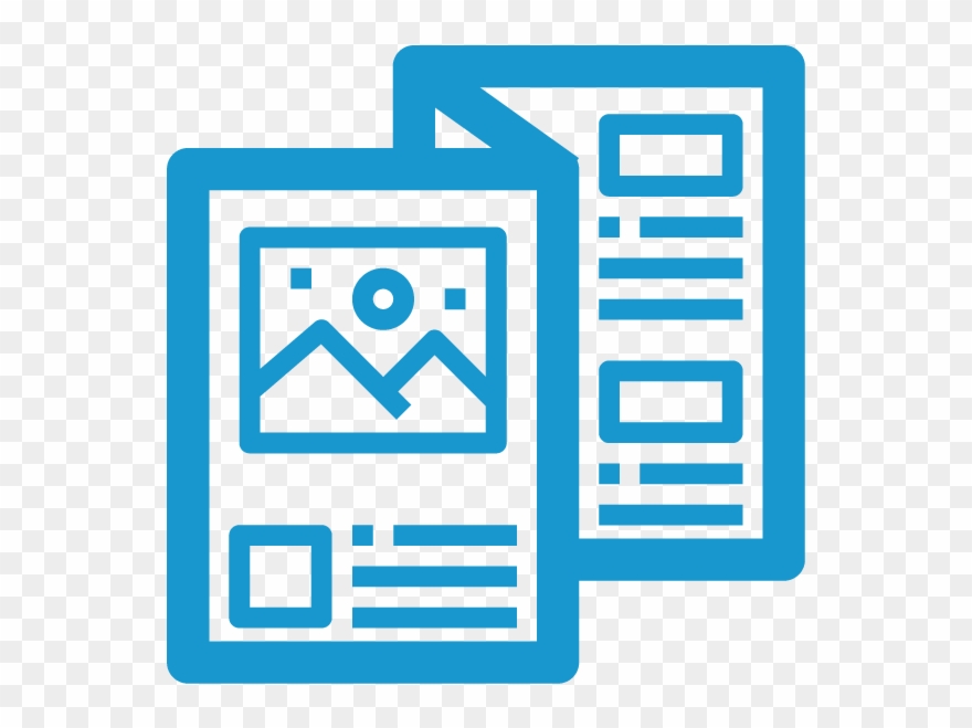 Leaflet Printing - Brochure Clipart
