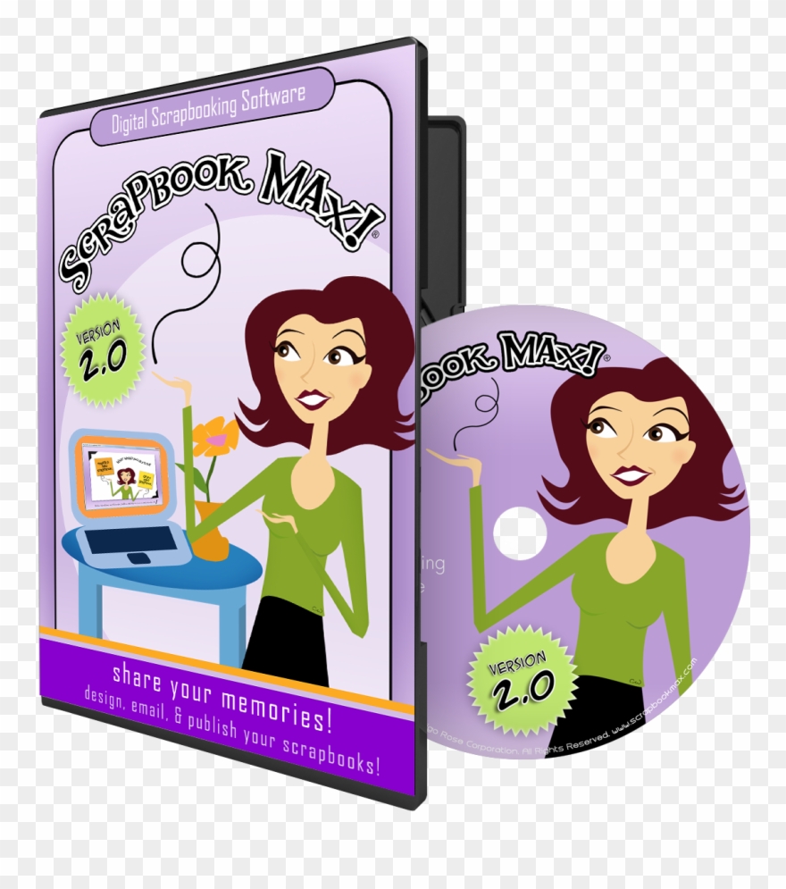 Scrapbook Max Boxshot - Scrapbook Max Clipart