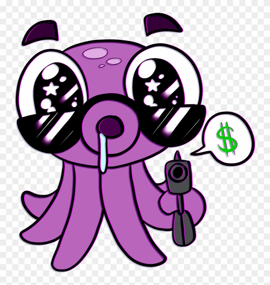 #octopimp Hashtag On Twitter - Cartoon Clipart
