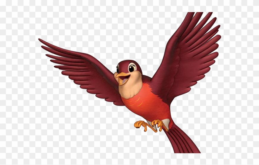 Robin Clipart Red Robin - Princesa Sofia Personajes - Png Download