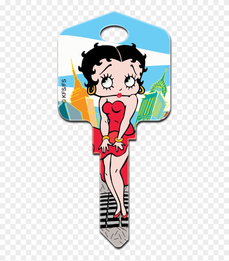 B2- Betty Boop In New York - Breast Cancer Awareness Month Prayer Clipart