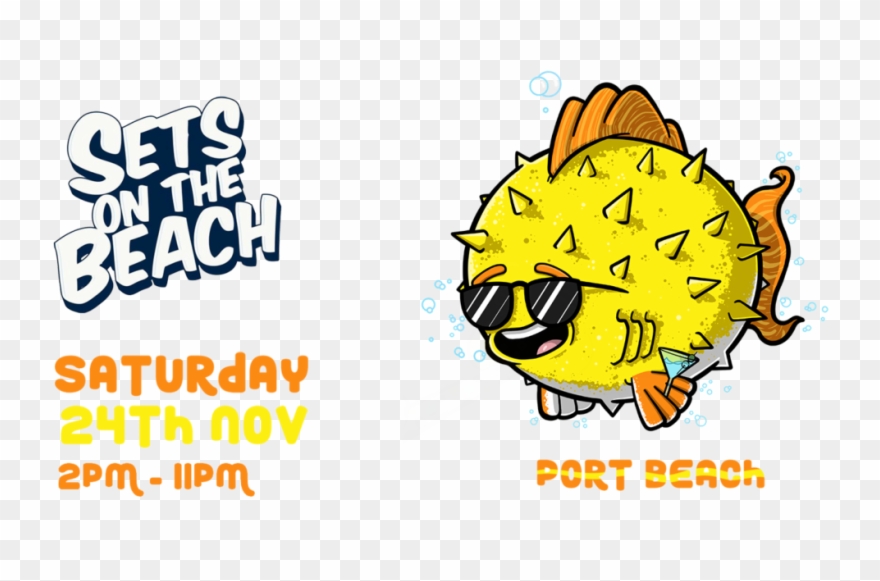 Sets On The Beach Clipart