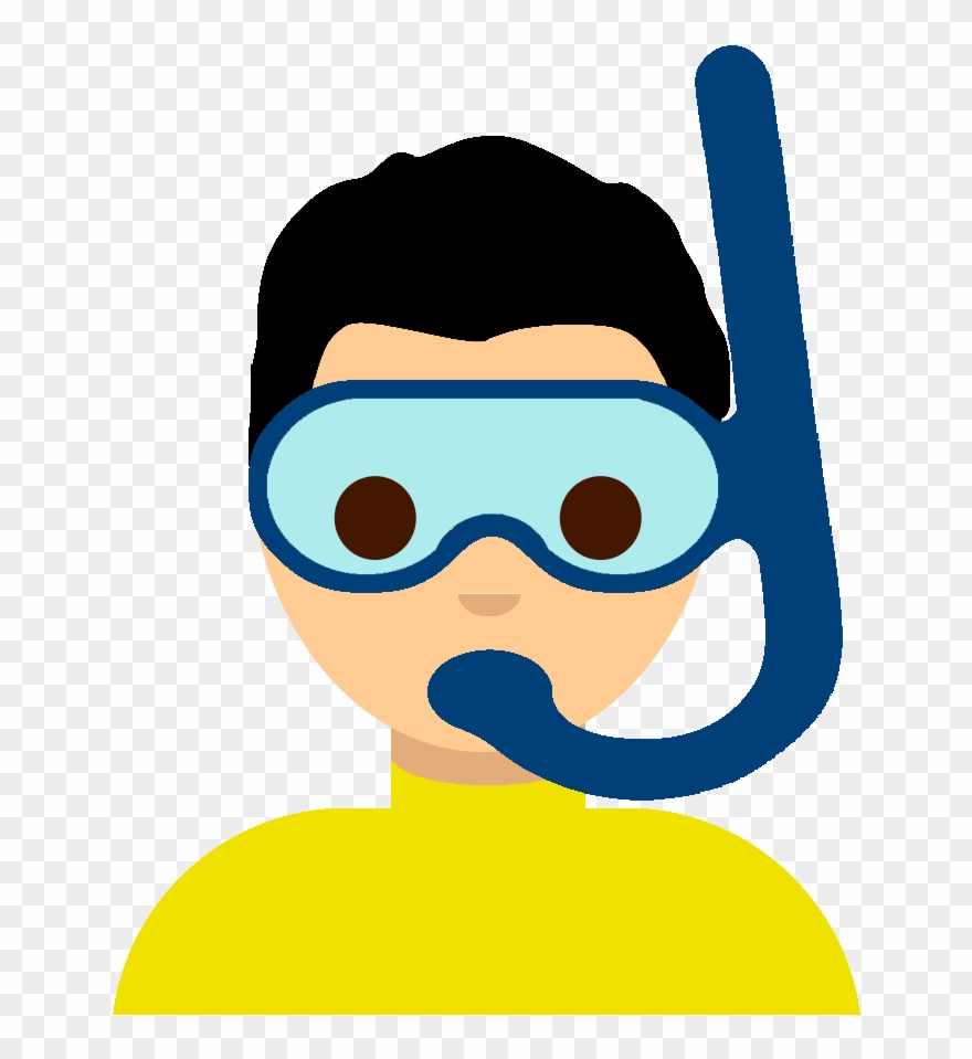725 X 950 2 - Scuba Diving Emoji Transparent Clipart