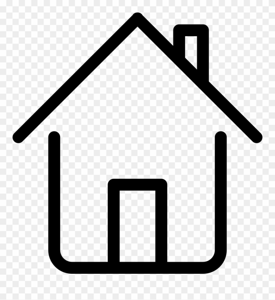 Png File - Home Outline Icon Png Clipart