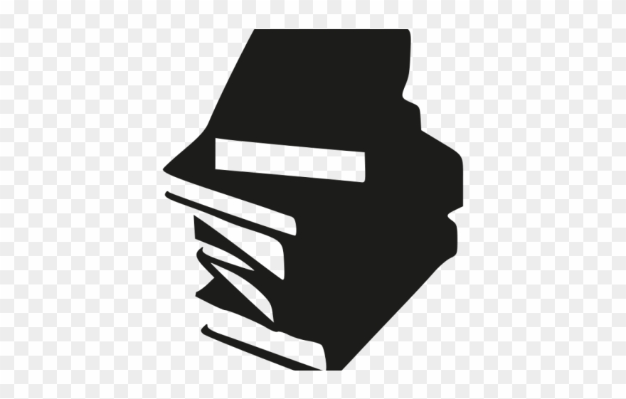 Silhouette Clipart Book - Book Silhouette - Png Download