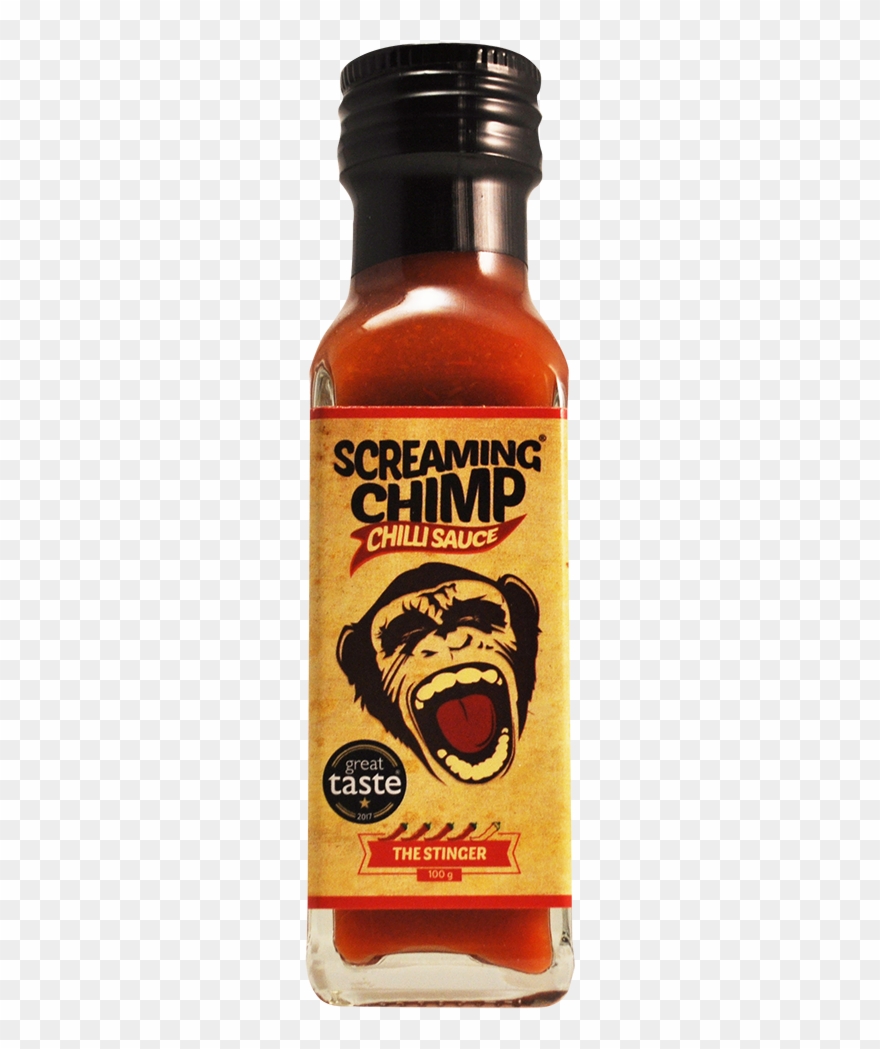 The Stinger - Screaming Chimp Hot Sauce Clipart