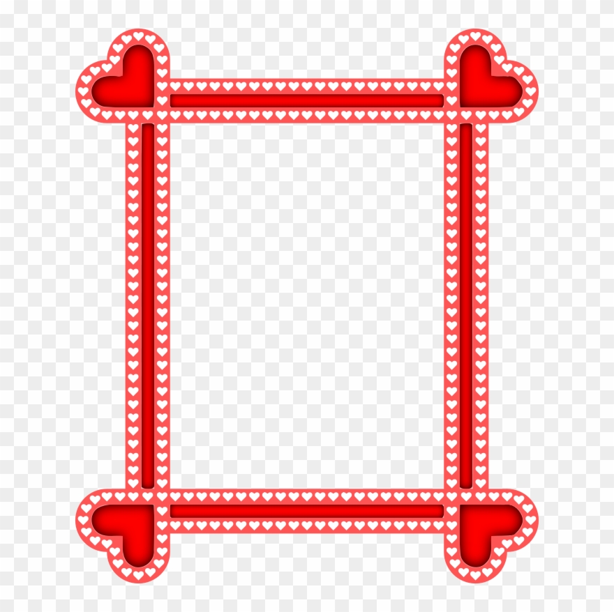 Medium Image - Borders And Frames Valentine Clipart