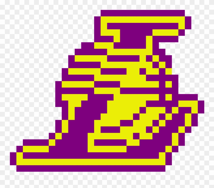 Lakers - Pixel Art Lakers Clipart