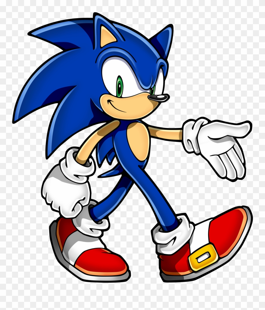Clipart Of Fiction, Cornell And Invision - Sonic Head - Png Download