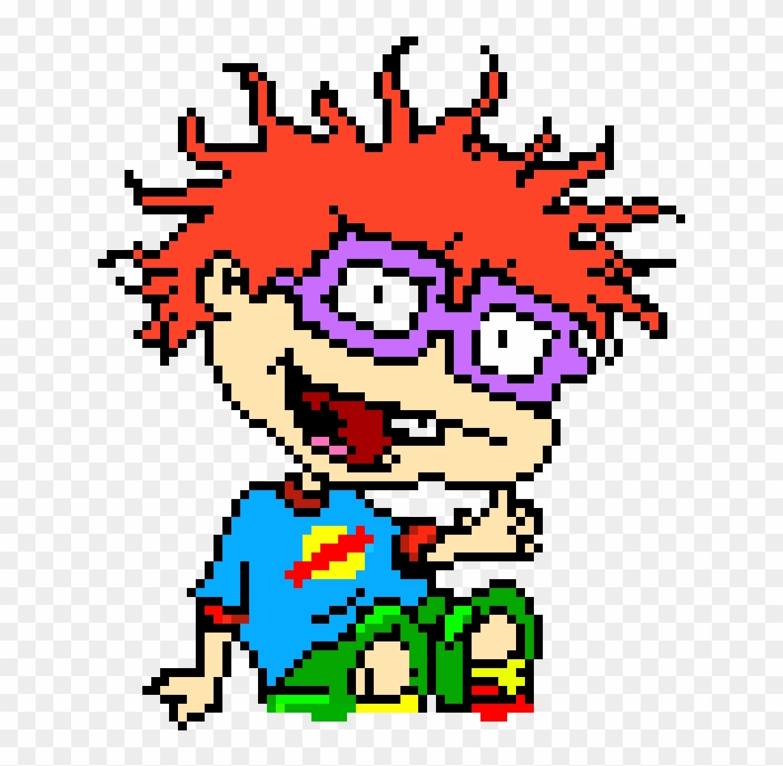 Minecraft Pixel Art Rugrats , Png Download - Pixel Art Rugrats Clipart