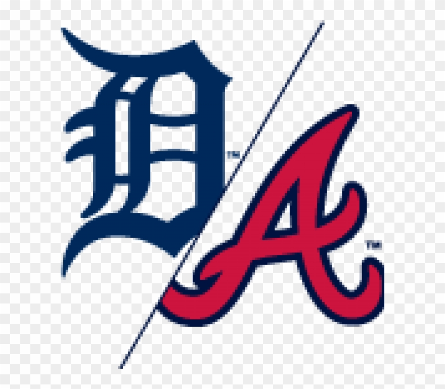 Detroit Tigers At Atlanta Braves - Detroit Tigers Clipart