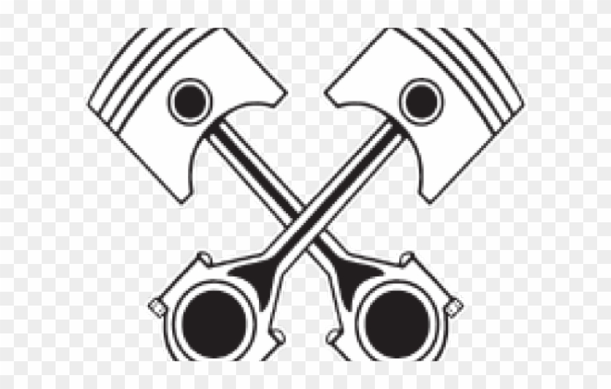 Pitons Clipart Crossed Piston - Piston Clip Art Png Transparent Png