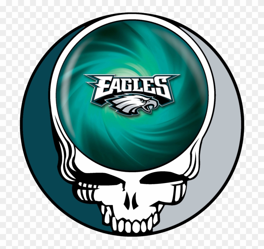 Philadelphia Eagles Skull Logo Iron On Transfers Cad - Grateful Dead Philadelphia Eagles Clipart