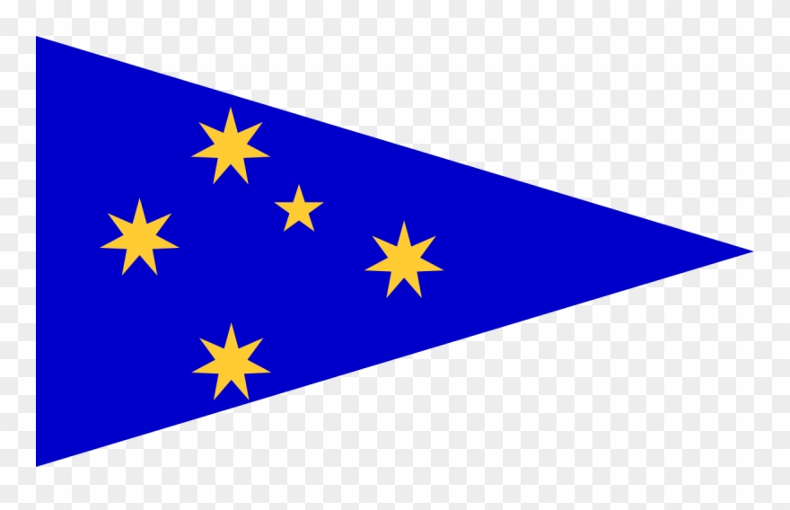 Cruising Yacht Club Of Australia - Cruising Yacht Club Of Australia Burgee Clipart